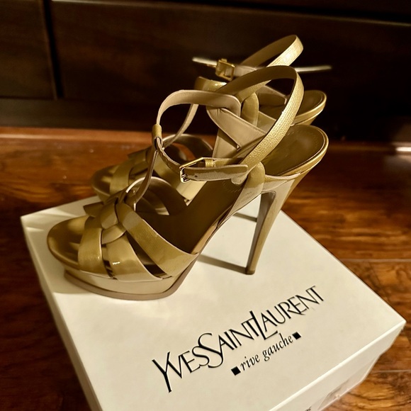 YSL TRIBUTE PLATFORM SANDALS - Picture 2 of 4